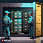 Firefly a locker with full of crypto coins guarded by security agents 58036.jpg